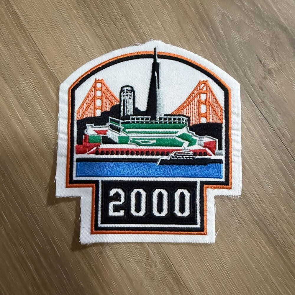 MLB San Francisco Giants AT&T Park Inaugural Season Patch Baseball Opener Y2K